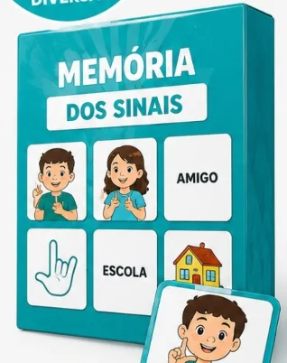 Memorama de Señas — caja y tarjetas